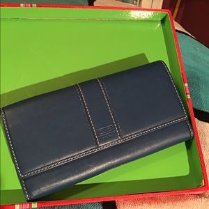 Coach Navy Fuchsia Wallet